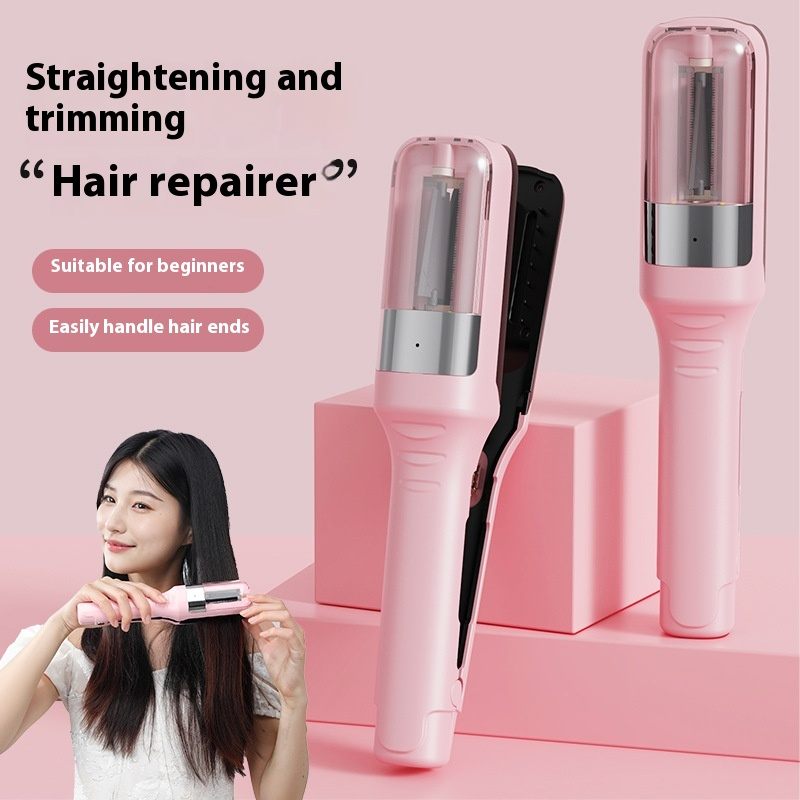 2-in-1 hair trimmer and waver, additional angle view